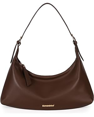 Montana West MEDIUM Shoulder Purses for Women Crescent Hobo Bags Trendy Purses | Amazon (US)