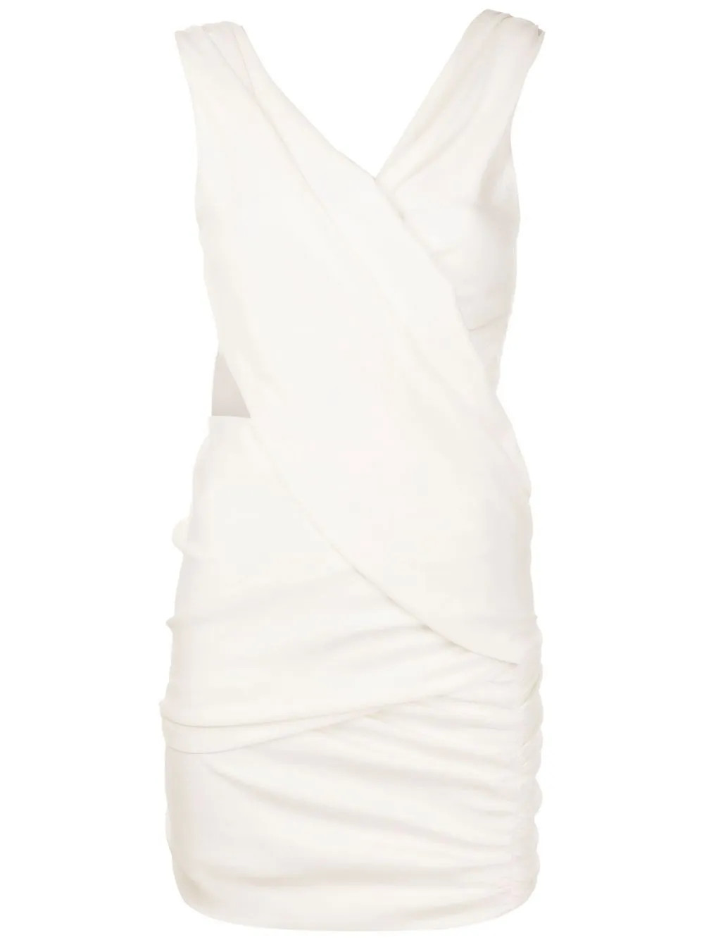 Andrea Bogosian Vestido Debora Drapeado  | Branco | FARFETCH BR | Farfetch (BR)