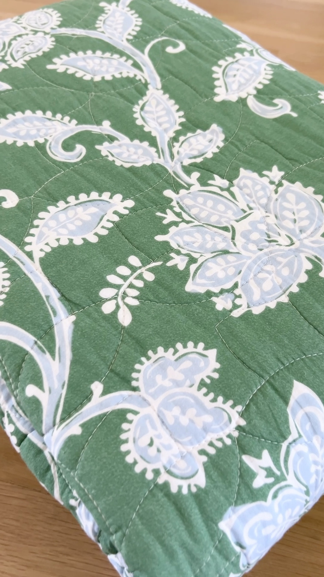 This quilt & sham set from Reece Witherspoon’s Draper James collection at @kohls is one of my favorite bedding finds in a long time! I LOVE the colors and pattern and the price is amazing too (use promo code SAVE20 to save an extra 20%)! And it reverses to a super cute blue stripe! 😍😍 I’ve linked it along with other favorite bedding pieces from this stylish collection! #kohlspartner #kohlsfinds

#LTKhome #LTKsalealert #LTKVideo