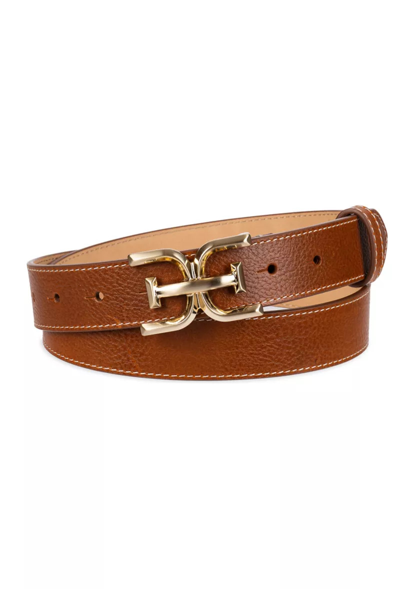 Casual Plaque Logo Buckle Belt | Belk