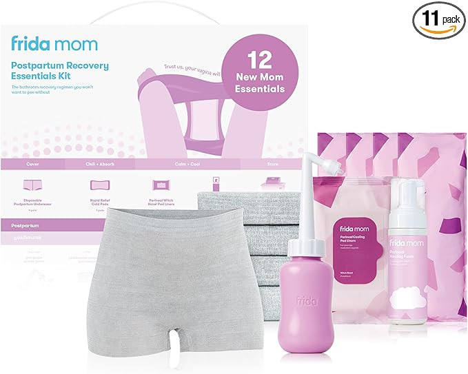 Frida Mom 11pc Postpartum Essentials Kit Gift Set, Hospital Bag Must Haves for New Mom, Includes ... | Amazon (US)