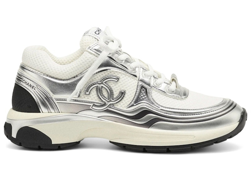 Chanel CC Runner White Silver | StockX