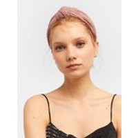 Haarreif mit Laméfäden und Strukturmuster Rosa Nude | Stradivarius DE