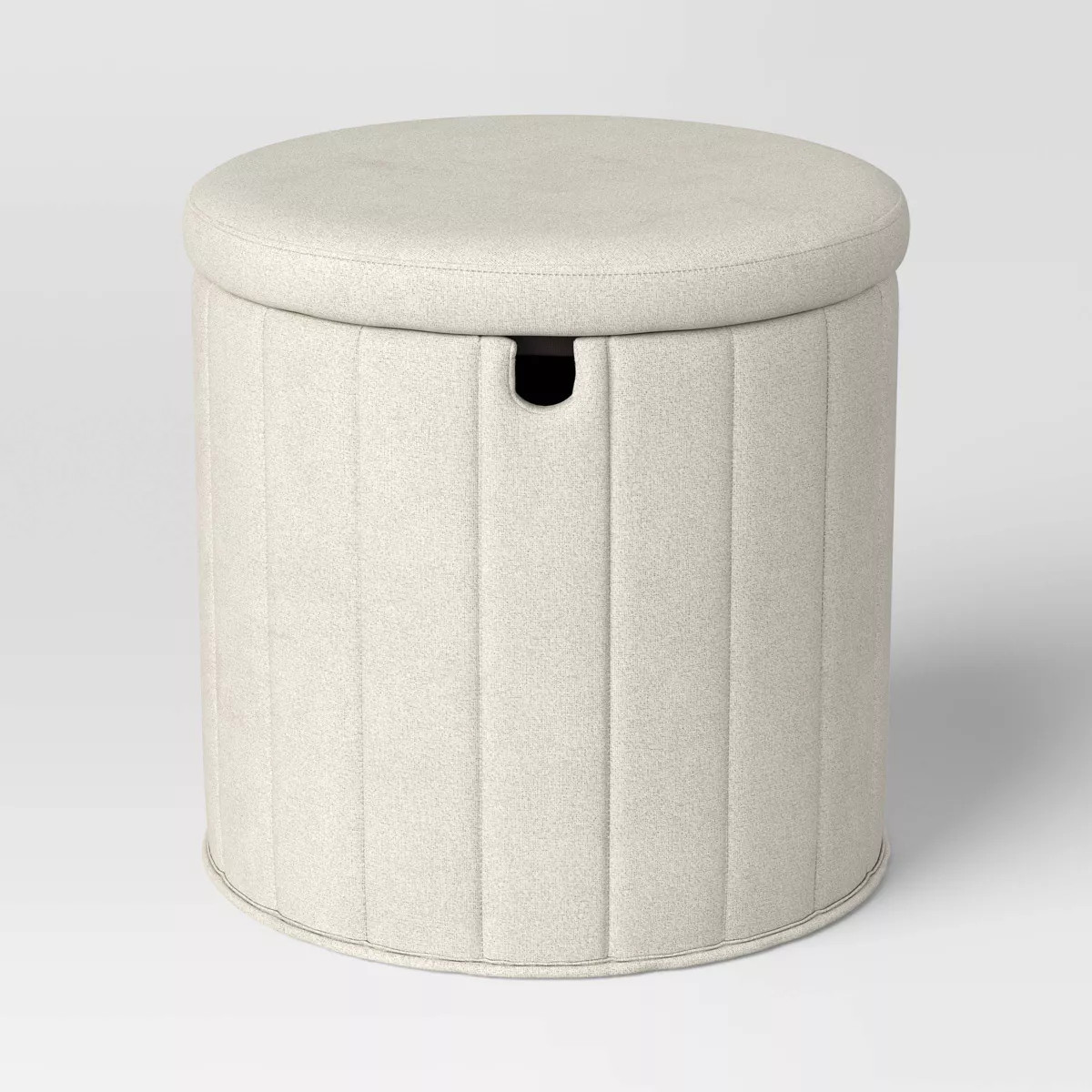 Folding Round Storage Ottoman Cream - Room Essentials™ | Target