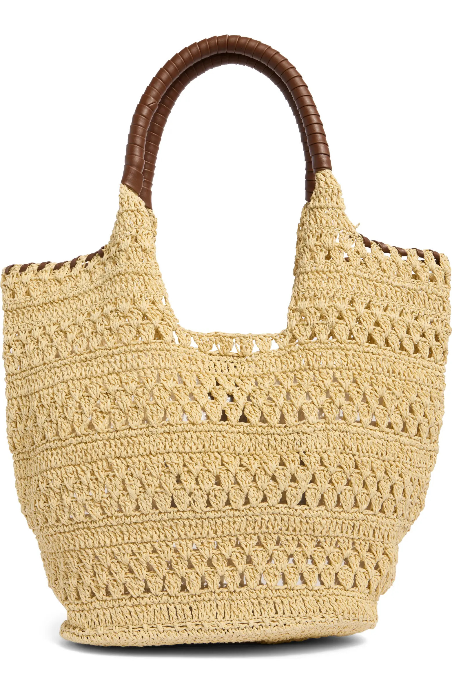 Woven Raffia Tote Bag | Nordstrom Rack