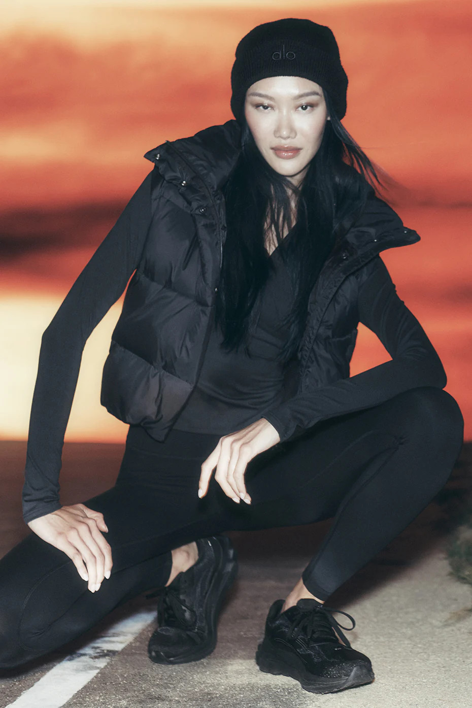 ALO | Gold Rush Puffer Vest in Black, Size: 2XS | Alo Yoga (US)