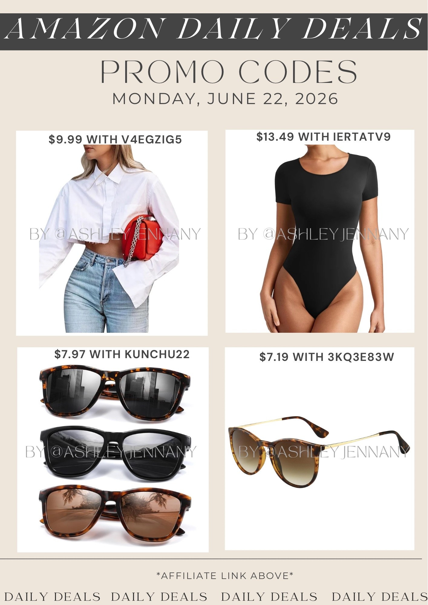 Amazon deals

#LTKSaleAlert #LTKMidsize #LTKootd