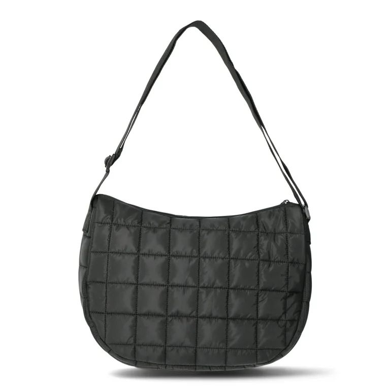 Reebok Women's Savannah Quilted Handbag, Black | Walmart (US)