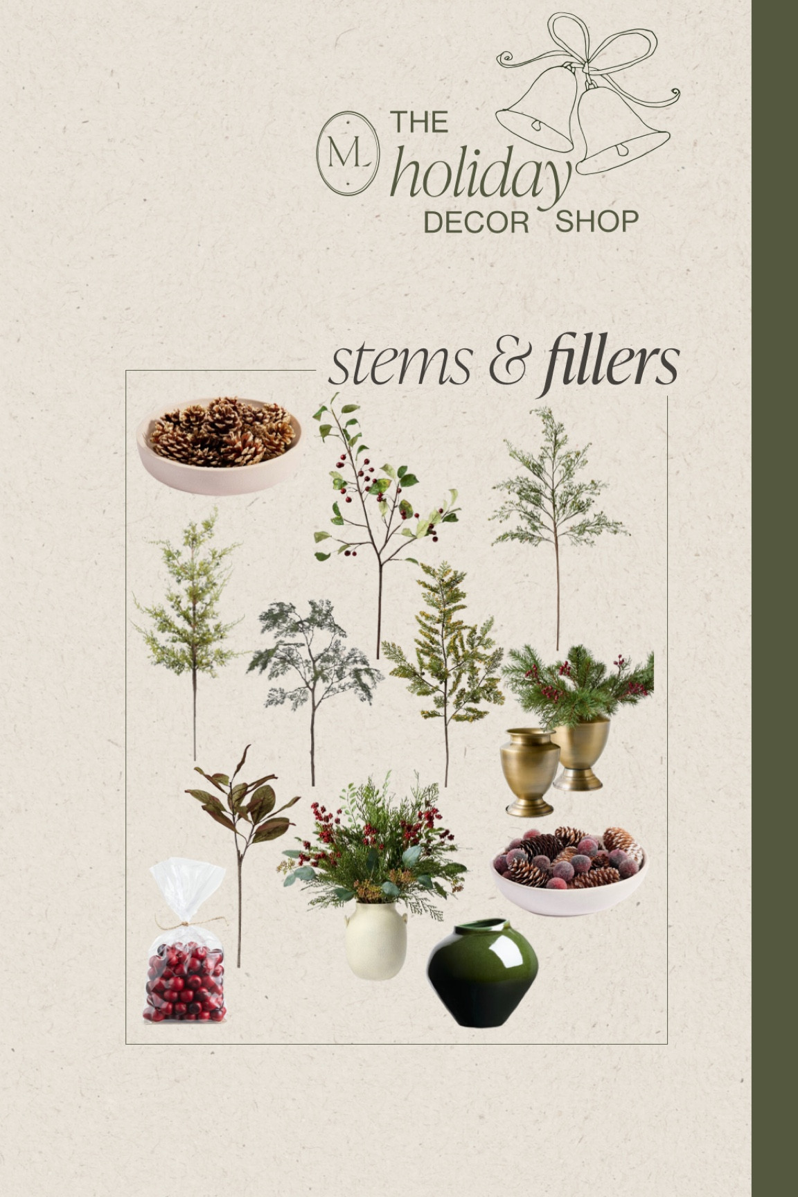 Holiday stems and vase or bowl filler


#LTKSeasonal #LTKHoliday #LTKGiftGuide