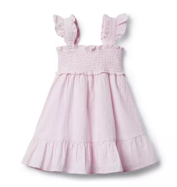 The Emily Seersucker Smocked Sundress | Janie and Jack