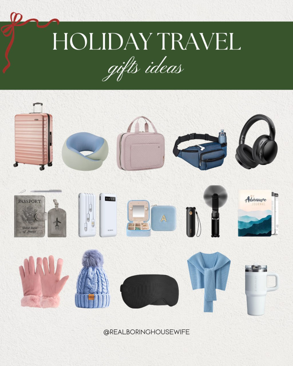 Holiday Travel Gift Ideas

// Travel Gift, Travel Gifts, Travel Gift Ideas, Travel Gift Guide, Gifts, Gift Ideas, Luggage, Travel Pillow, Toiletry Bag, Crossbody Bags, Fanny Pack, Headphone, Wireless Headphone, Luggage Tag, Power Bank, Jewelry Box, Mini Fan, Journal, Winter Gloves, Sweater Shawl Wrap, Beanie, Winter Hat, Sleep Mask, Tumbler 

 #LTKHome #LTKStyleTip #LTKTravel