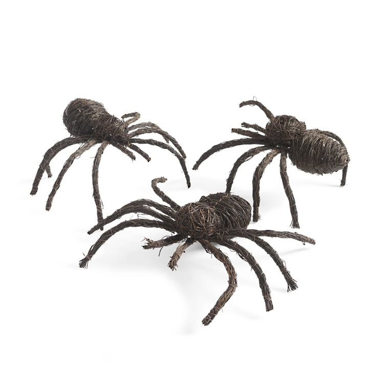 Grapevine Spiders, Set of Three | Grandin Road | Grandin Road