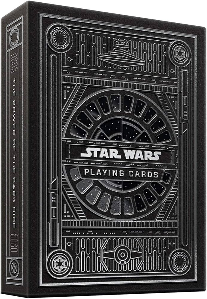 theory11 Star Wars Silver Special Edition - Grey Dark Side Premium Playing Cards Theme Deck | Amazon (US)