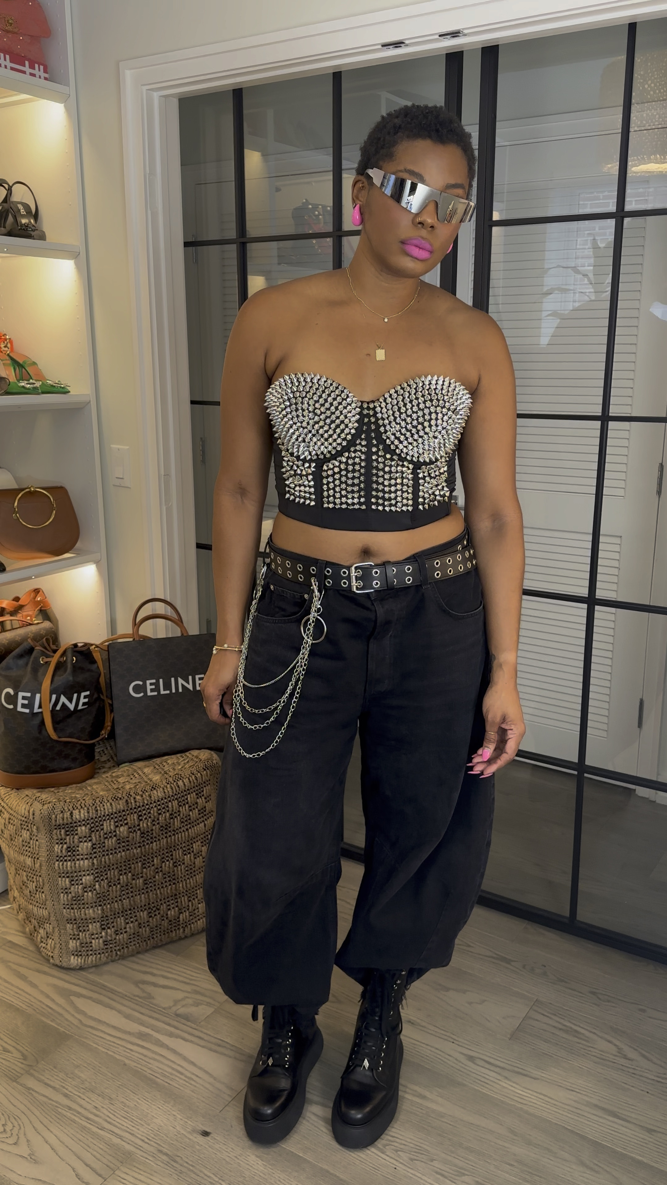 Renaissance Look 2
Top: Amazon
Jeans: Citizens of Humanity 
Belt/Chains: Amazon
Boots: Attico
Earrings: Amazon
Sunnies: Amazon

#LTKshoecrush #LTKunder50 #LTKFind