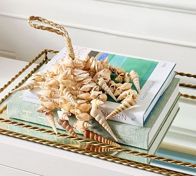 Cream Seashell Rope Object | Pottery Barn (US)