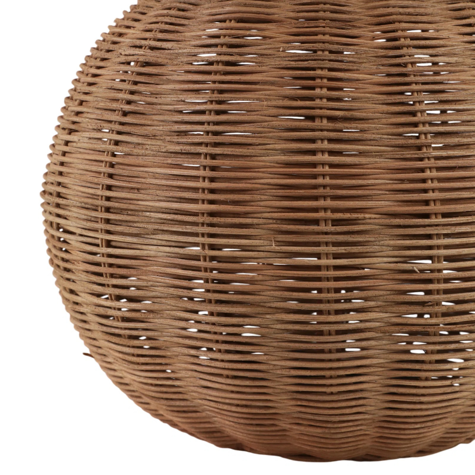 23X20" Woven Rattan Table Lamp, Natural | Wayfair North America