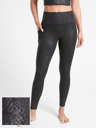 Salutation Stash Pocket II Embossed Tight | Athleta