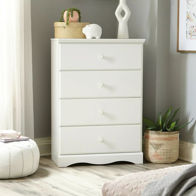 Sauder Storybook 4-Drawer Dresser, Soft White Finish | Walmart (US)