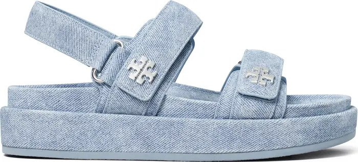 Tory Burch Kira Slingback Sport Platform Sandal in Washed Berry at Nordstrom, Size 8 | Nordstrom