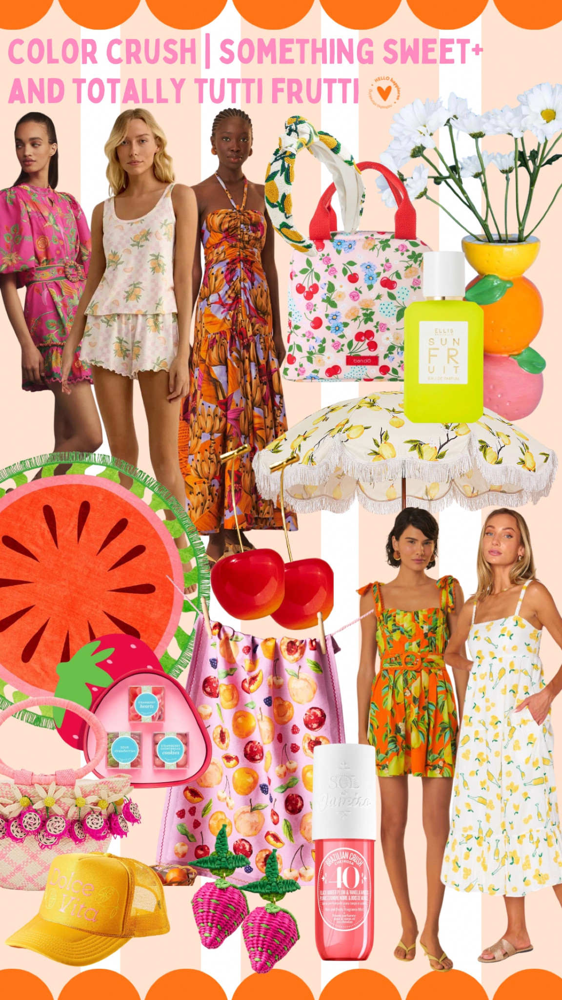 this months color crush | all things fruity and fun!! ripe for the picking pretties to freshen up your summer style 🍓🍋🍒 | 

#LTKStyleTip #LTKSeasonal #LTKFindsUnder100