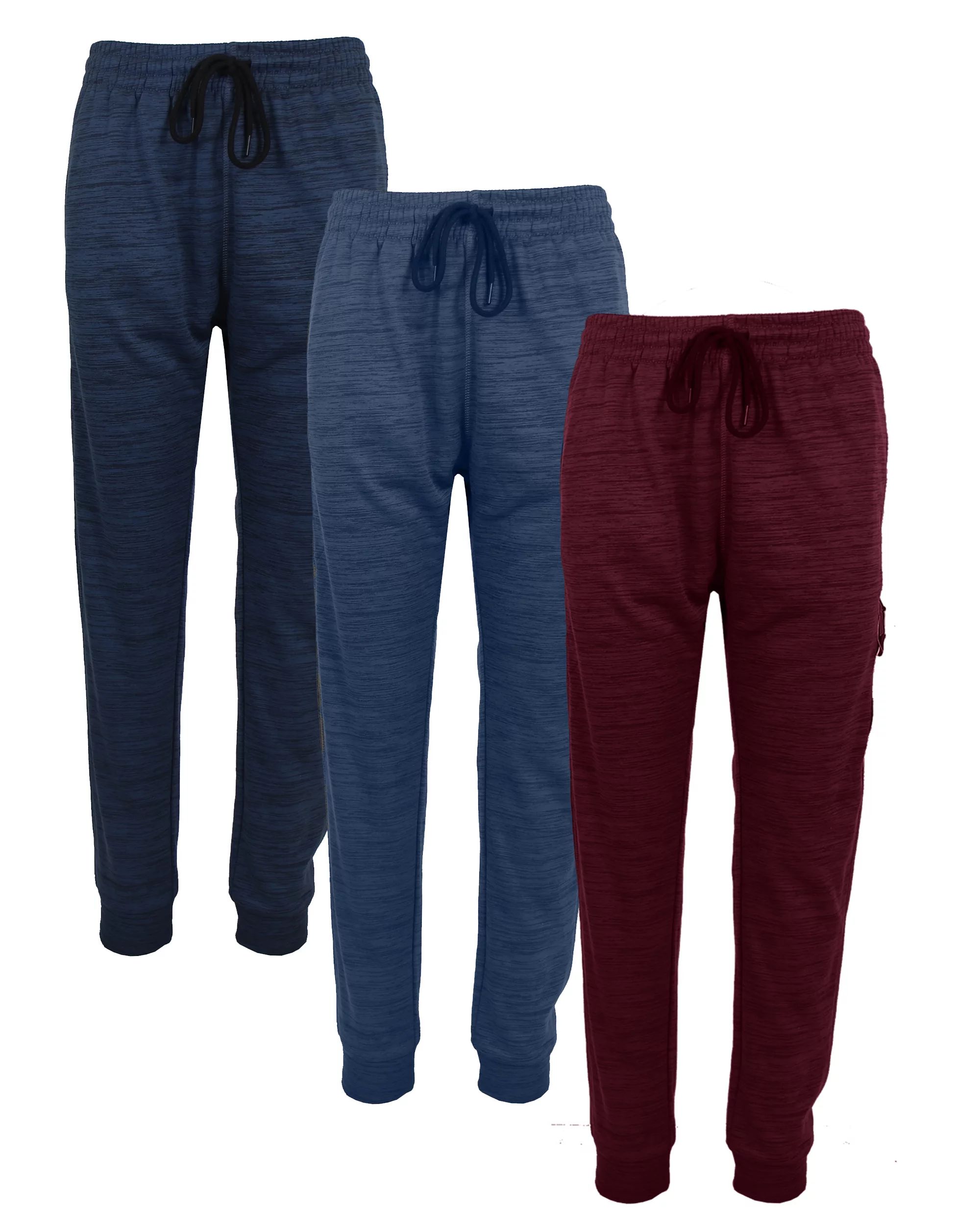 3-Pack Women's Fleece & French Terry Oversized Loose-Fit Jogger Sweatpants (S-2XL) - Walmart.com | Walmart (US)