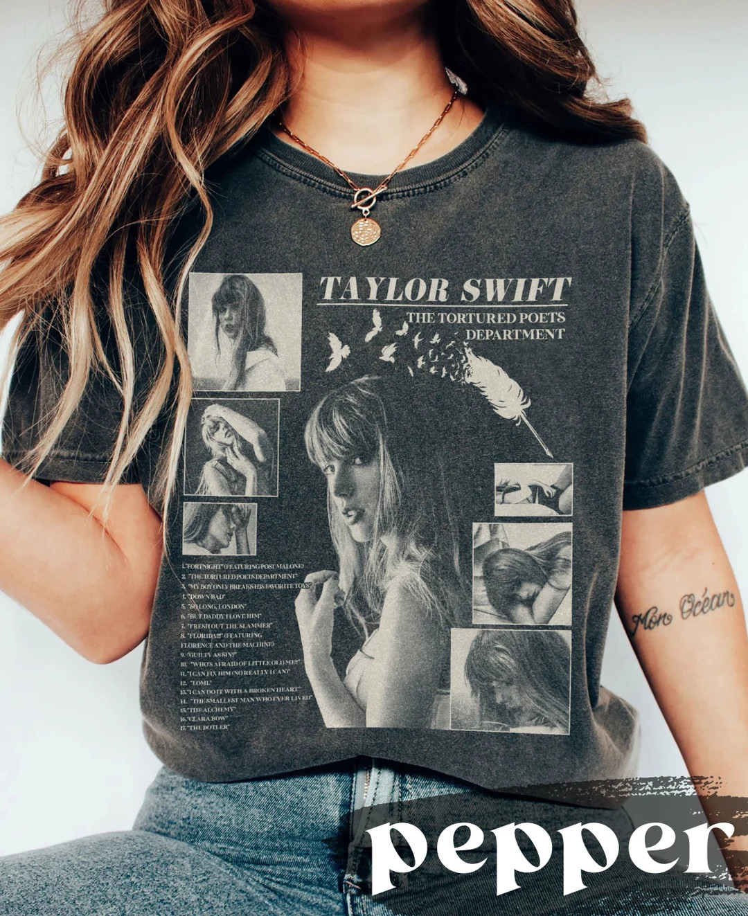 The Tortured Poets Department Comfort Colors Shirt, TS New Album Sweatshirt Gift for Swiftie Fan,... | Etsy (US)