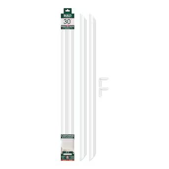 BUILD and BATTEN 2 Pack Panel Rail Kit 30-in Unfinished Polystyrene Wall Panel Moulding Lowes.com | Lowe's