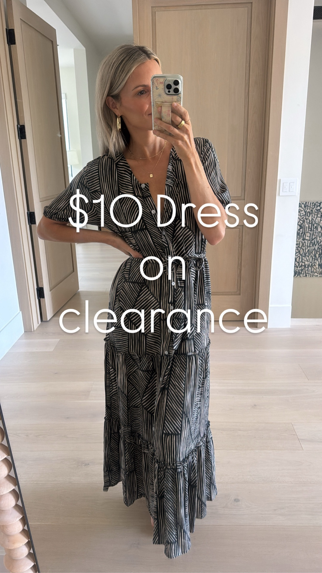 The dress is on clearance for $10 and it will sell out super fast for that reason. I’m wearing a size small, which is my normal size and it fits great. 

#LTKFallSale #LTKOver40 #LTKSaleAlert