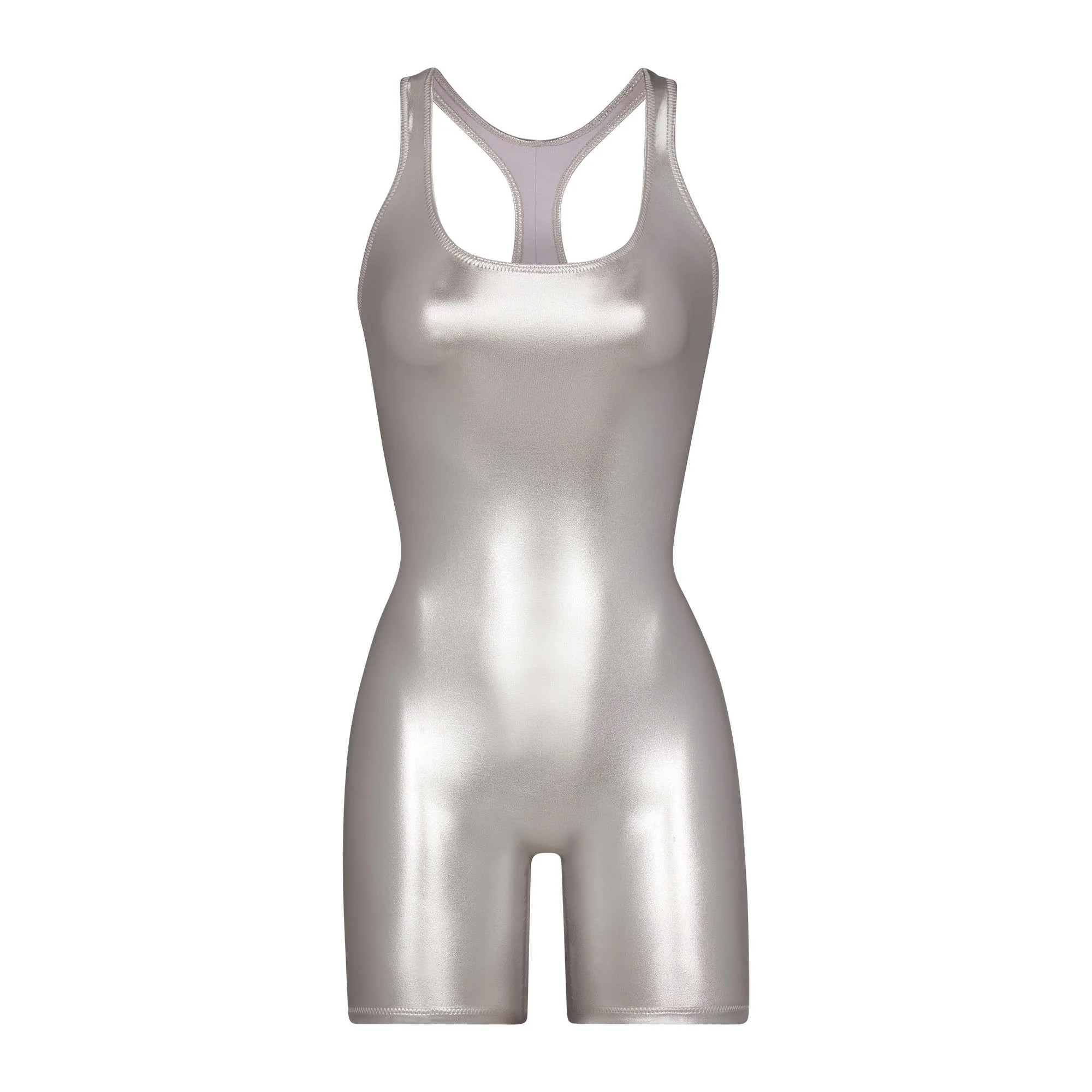 METALLIC SWIM CYCLE SUIT | SKIMS (US)