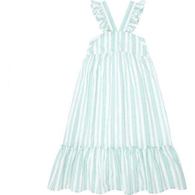 Minnow X Sister Parish Girls Cumberland Stripe V-Neck Crossover Dress - Minnow Dresses | Maisonet... | Maisonette