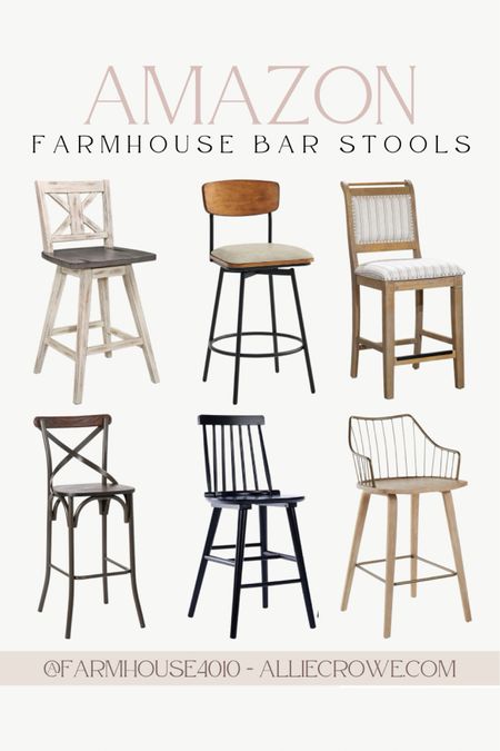 Love these kitchen counter stools if you have a farmhouse kitchen! So similar to the island stools I have in my kitchen! 
5/11

#LTKstyletip #LTKhome
