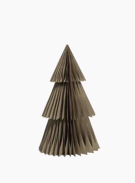 Taupe Paper Decorative Tabletop Tree | The Style Edit Collective