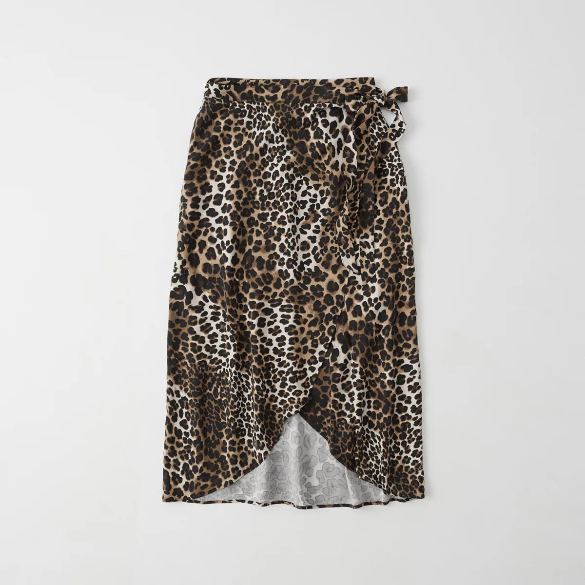 Leopard Print Midi Skirt | Abercrombie & Fitch US & UK