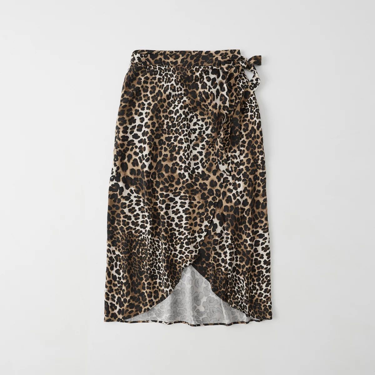 Leopard Print Midi Skirt | Abercrombie & Fitch US & UK