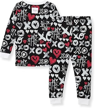 Burt's Bees Baby Baby Boys Pajamas, 2-Piece Long Sleeve Tee and Long Pant Cotton PJ Set, Sizes fo... | Amazon (US)