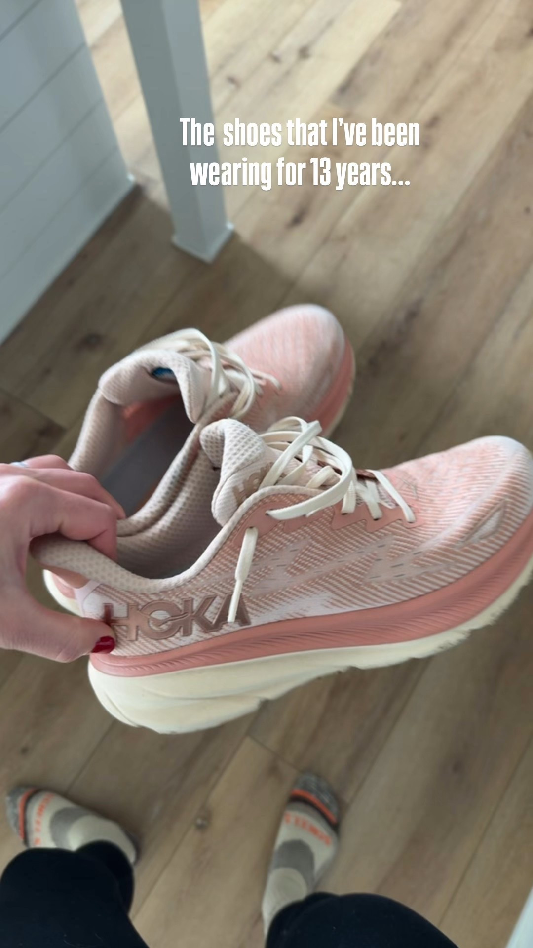 My ride or die walking shoes I’ve been wearing for 13 years…amazing support, if you struggle with finding a good pair these are the BEST! I always recommend going up a half size to a full size in your walking and running shoes as your feet swell in the heat as you exercise. You don’t want your toes touching to the top of your shoe 👍🏻


#LTKActive #LTKOver40 #LTKShoeCrush