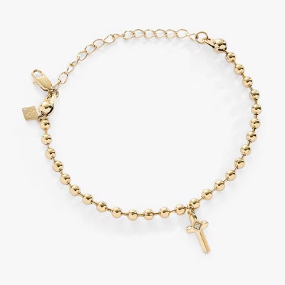Alex and Ani Cross Ball Chain Bracelet - Gold | Target