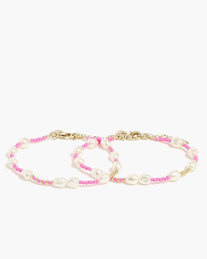 Pearl and bead bracelet | J.Crew Factory