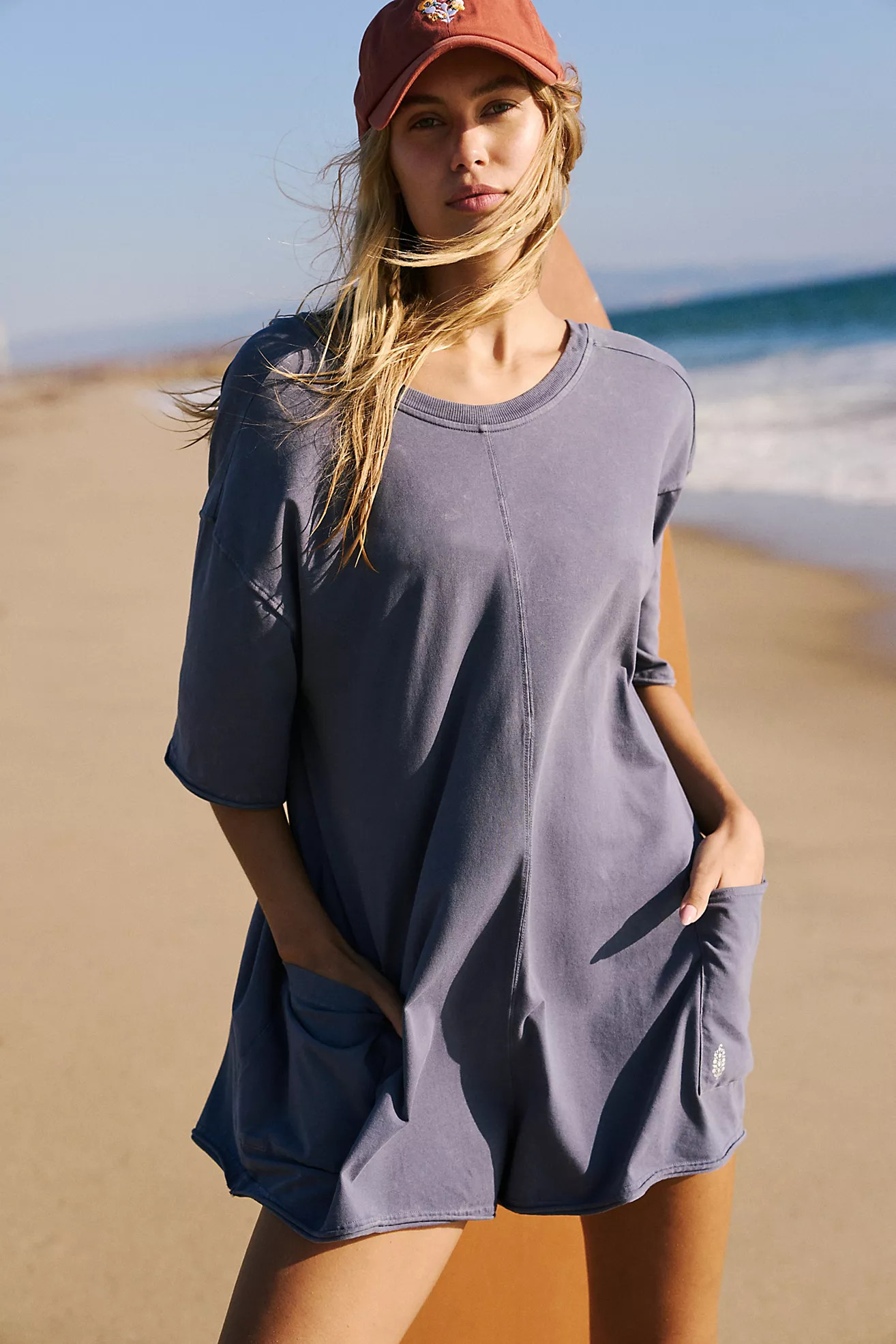 Hot Shot Tee Romper | Free People (Global - UK&FR Excluded)