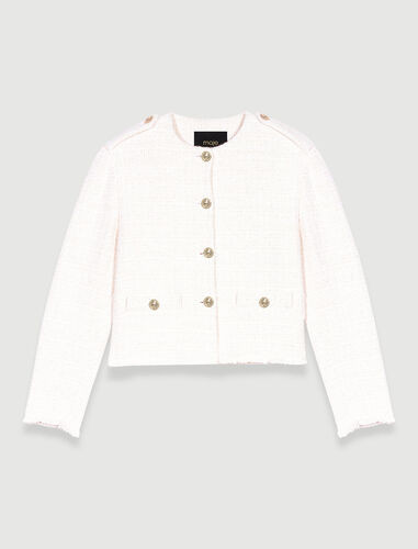 Short tweed jacket | Maje US