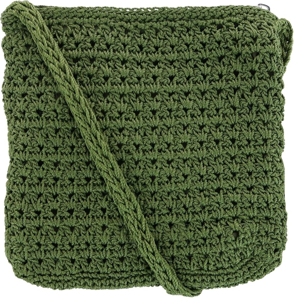 CTM® Women's Crochet Crossbody Handbag | Amazon (US)