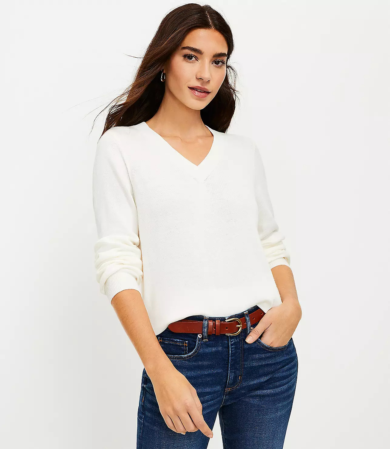 V-Neck Sweater | LOFT