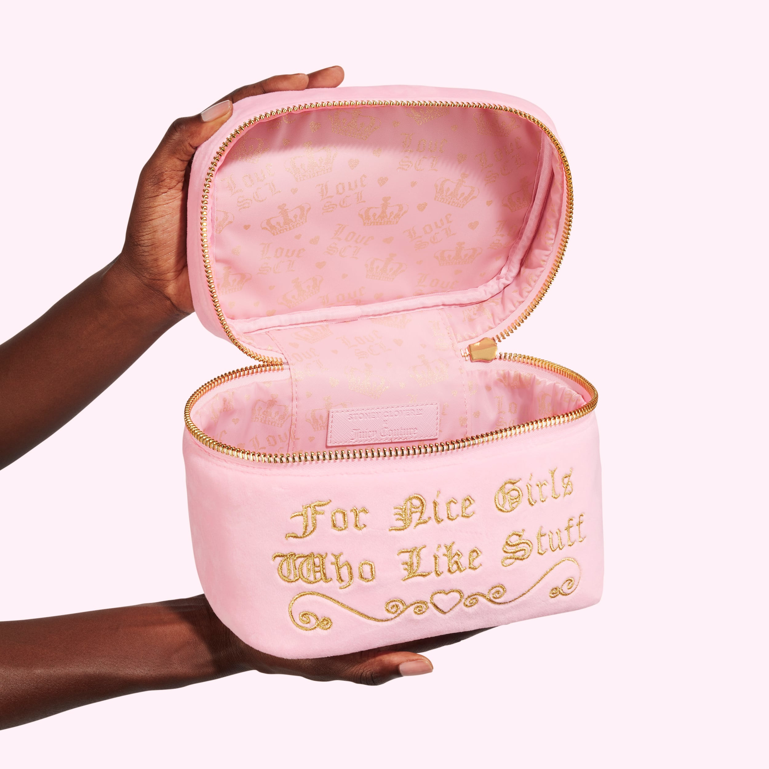 Juicy Couture Embroidered Vanity Case | Travel Accessories - Stoney Clover Lane | Stoney Clover Lane