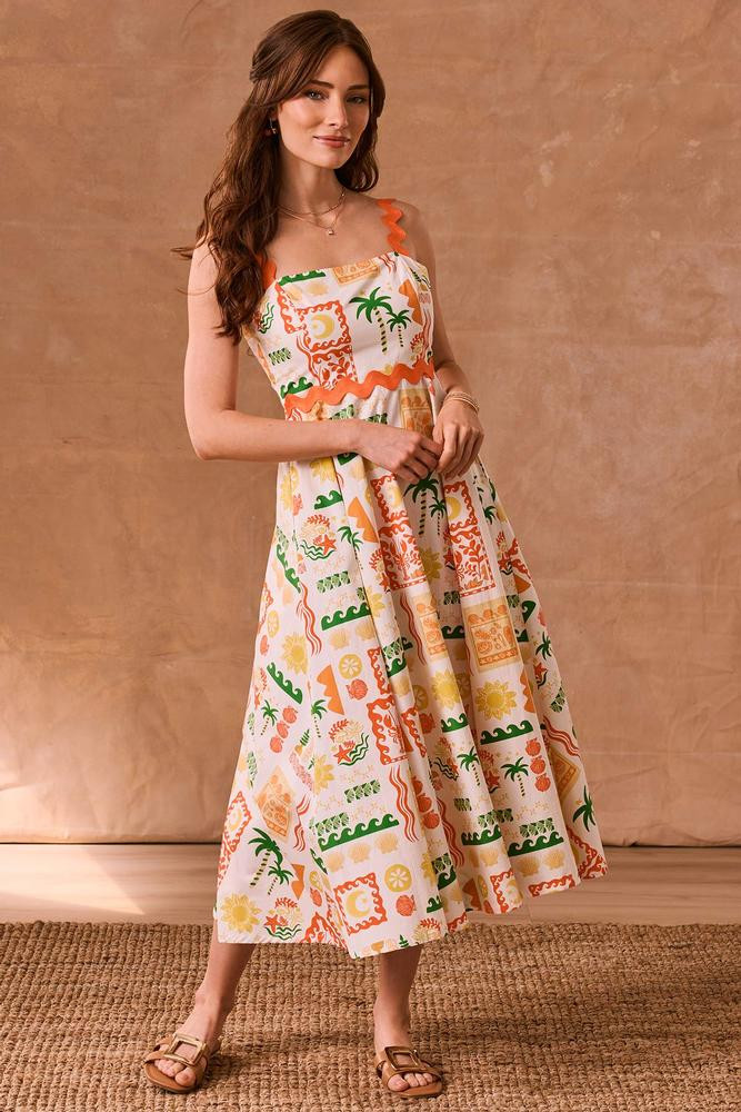 island hopping midi dress | Versona