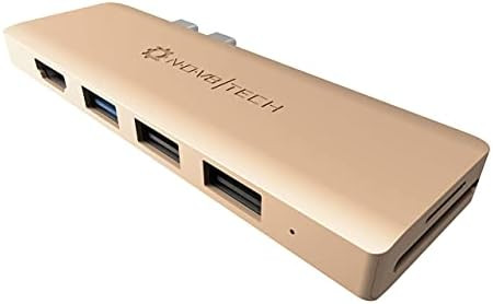 NOV8Tech USB C to HDMI Hub for MacBook Air M1 2021/2020/2019/2018, 7-in-2 Slim Type C Adapter Dongle | Amazon (US)