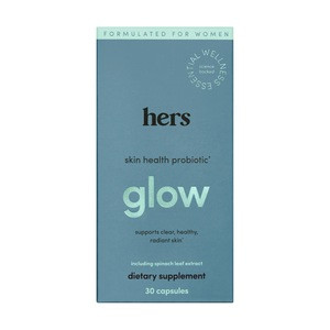 hers glow skin health women's probiotic supplement, 30 CT | CVS