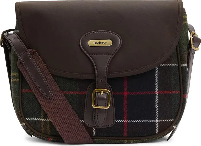 Cromarty Plaid & Leather Crossbody Bag | Nordstrom