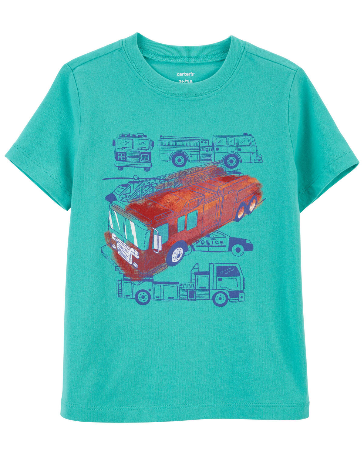 Toddler Firetruck Police Graphic Tee - Carter's | Carter's | Carter's