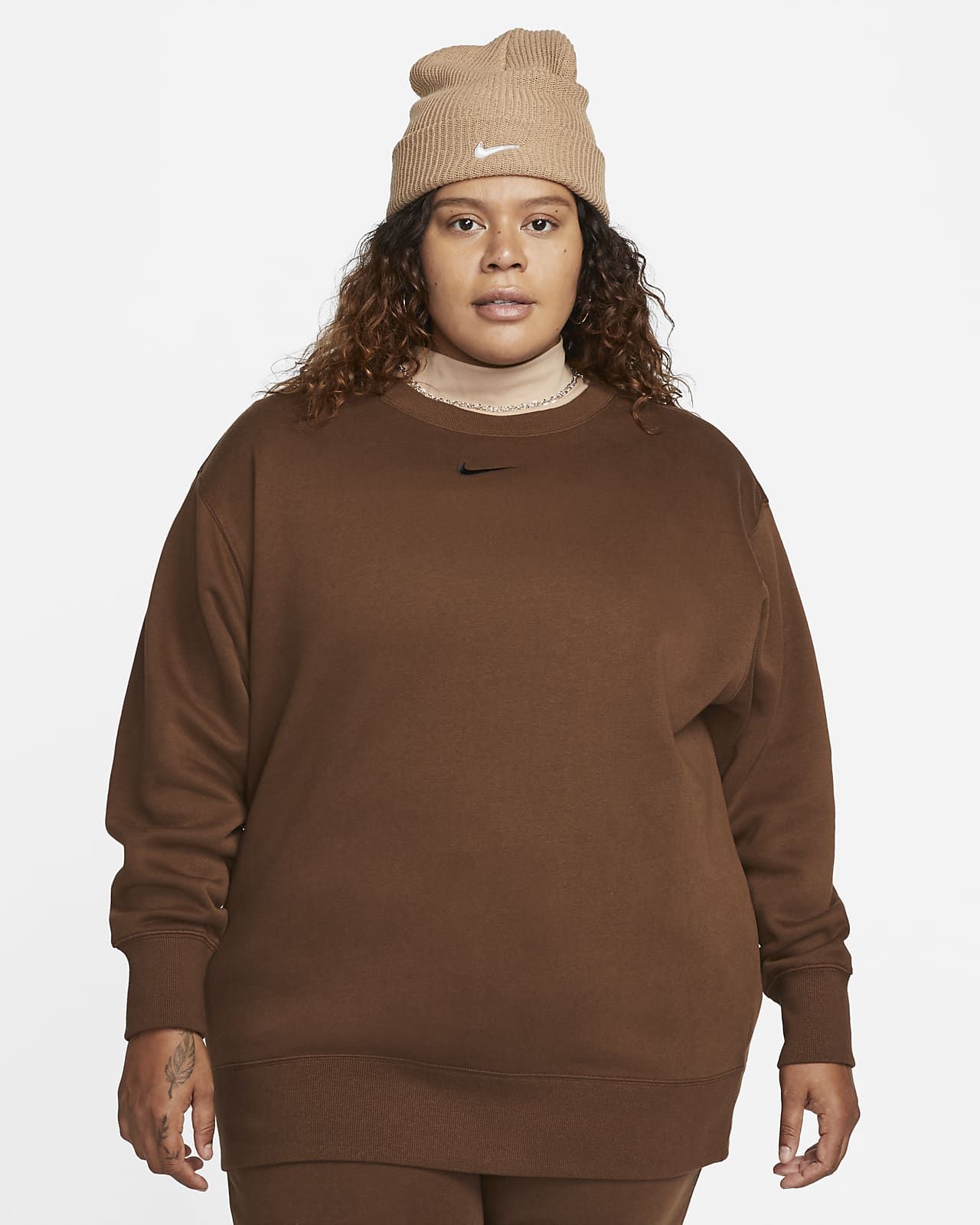 Women's Oversized Crewneck Sweatshirt (Plus Size) | Nike (US)