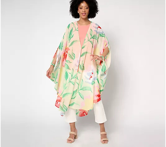 Brandis Dress Out Loud Bora Bora Bestie Paradise Long Topper - QVC.com | QVC
